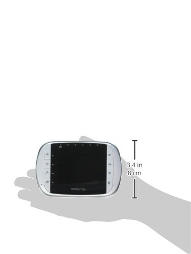 motorola MBP33S Wireless Video Baby Monitor with 2.8-Inch Color LCD Zoom and Enhanced Two-Way Audio 720p