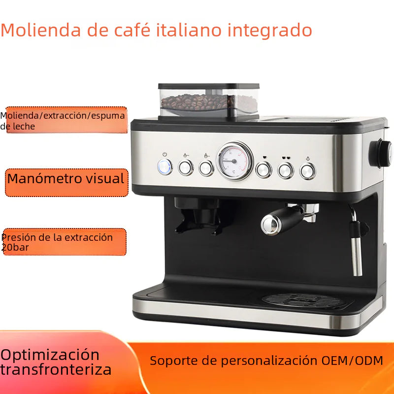 Automatic Espresso Machine with Grinder and Milk Frother