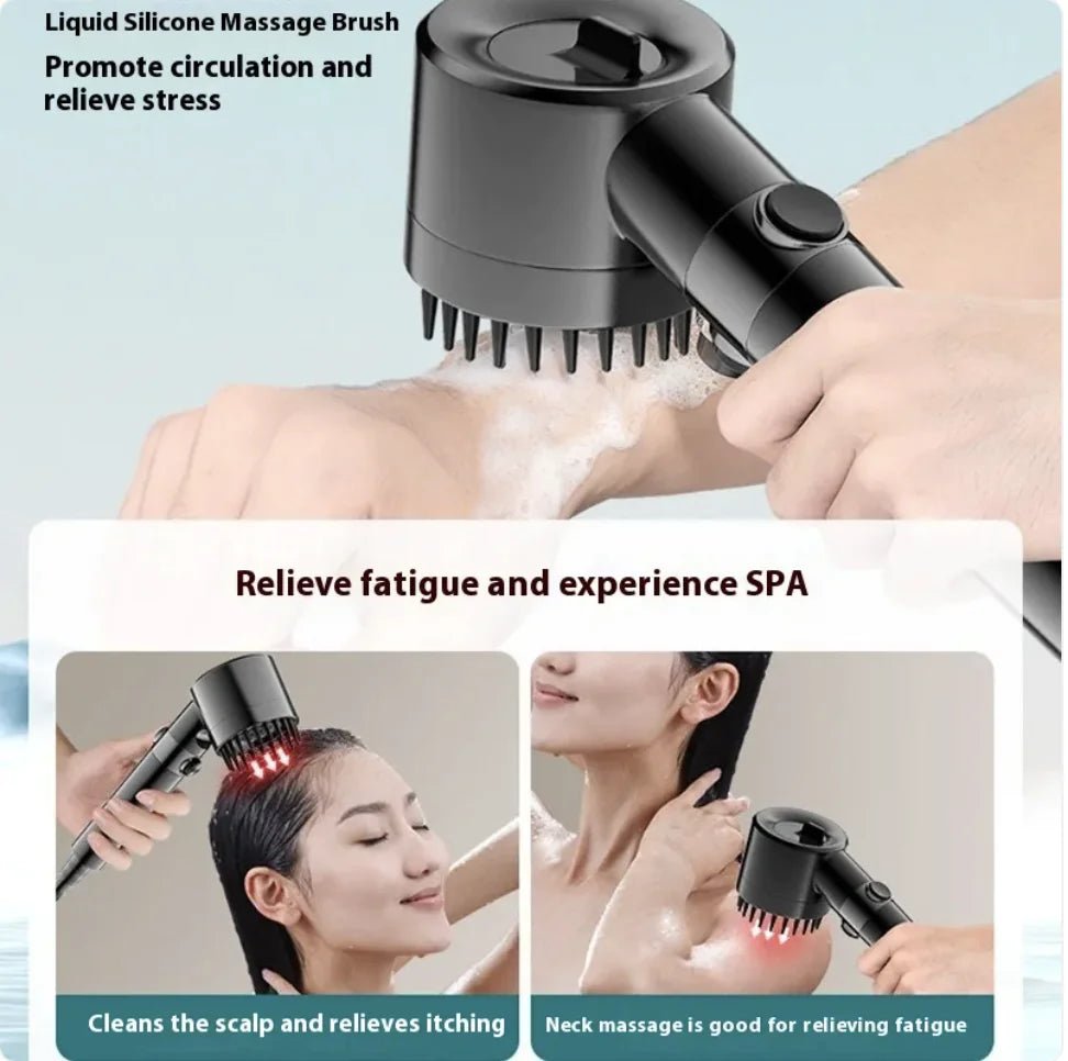 Snowflake Showerhead Nozzle with Water Purification Spray Filter - buyXall