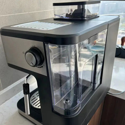 Automatic Espresso Machine with Grinder and Milk Frother