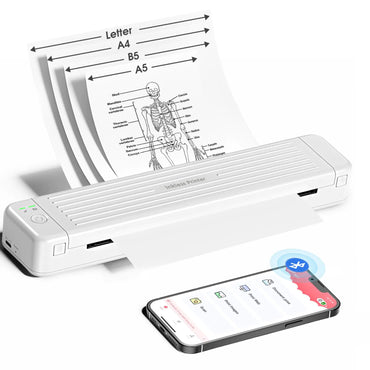Portable Printer- Heat Transfer Printer P831 Supports A4 Regular Paper - Wireless