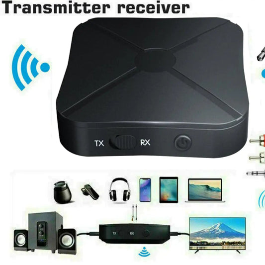 2in1 Bluetooth Transmitter Receiver Wireless Adapter TV Home Stereo A2DP Audio