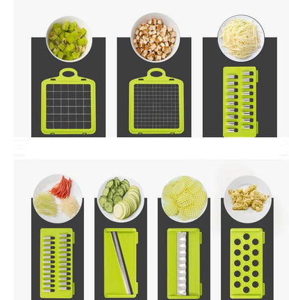 Vegetable Noodle & Slicer 7 - in - 1 Multi - Blade Cutter - buyXall