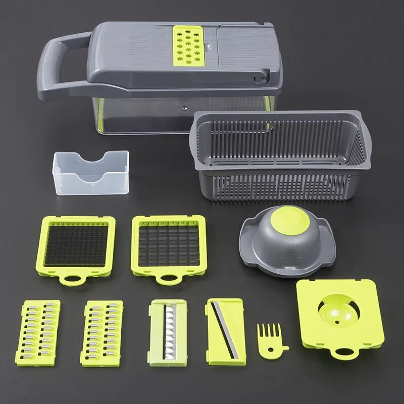 Vegetable Noodle & Slicer 7 - in - 1 Multi - Blade Cutter - buyXall
