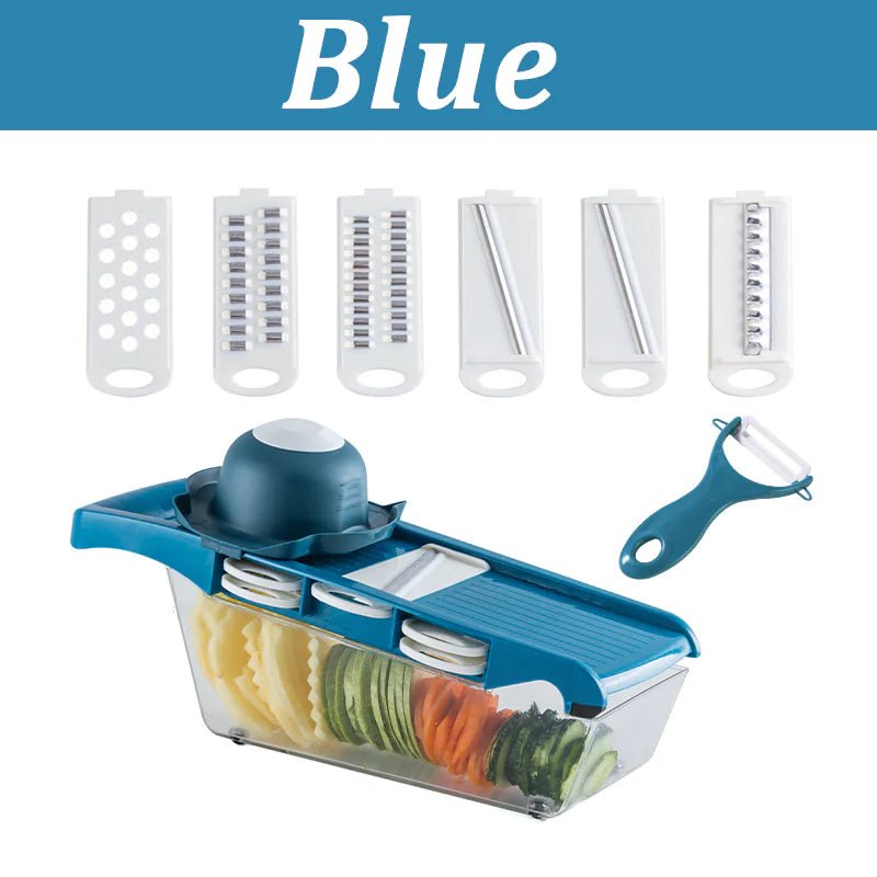 Vegetable Noodle & Slicer 7 - in - 1 Multi - Blade Cutter - buyXall