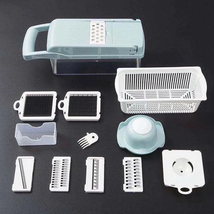 Vegetable Noodle & Slicer 7 - in - 1 Multi - Blade Cutter - buyXall