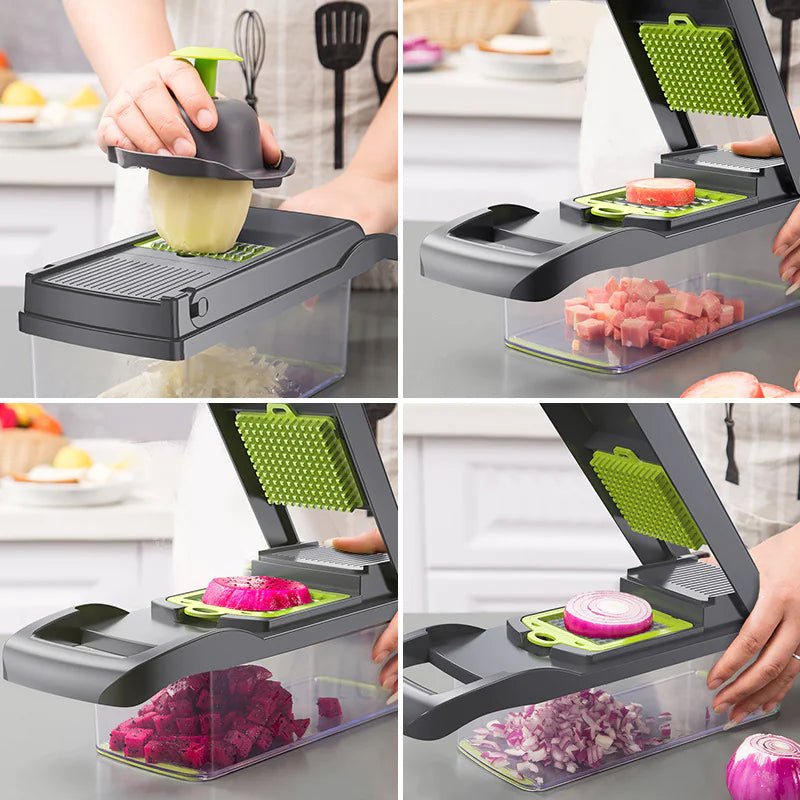 Vegetable Noodle & Slicer 7 - in - 1 Multi - Blade Cutter - buyXall
