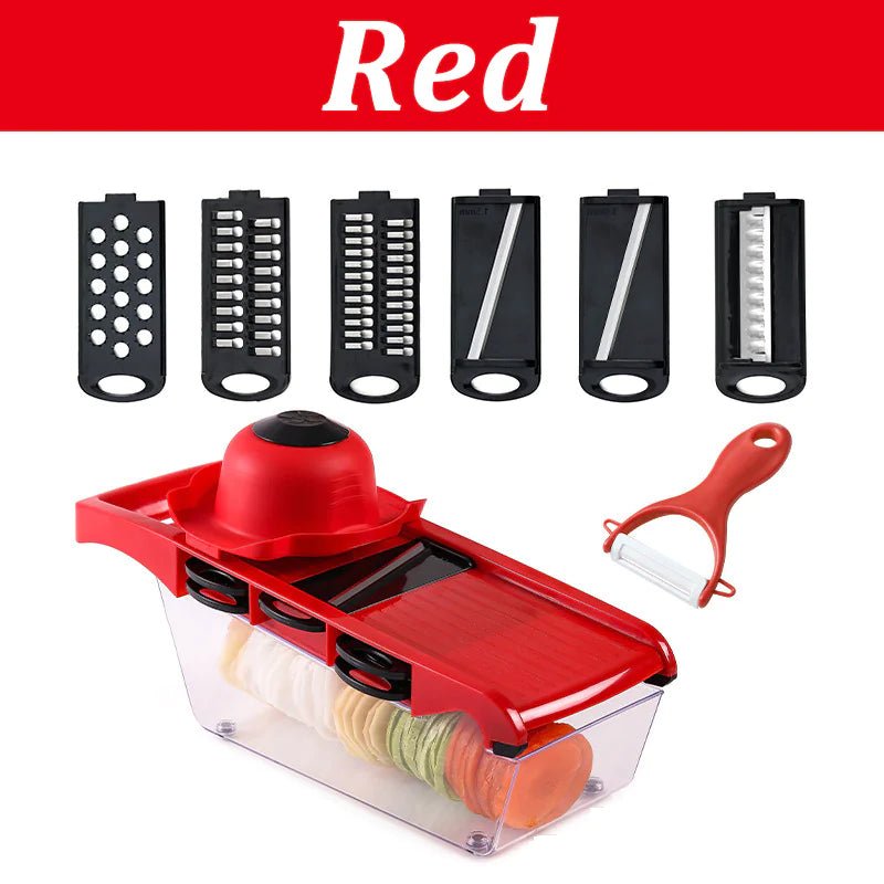 Vegetable Noodle & Slicer 7 - in - 1 Multi - Blade Cutter - buyXall