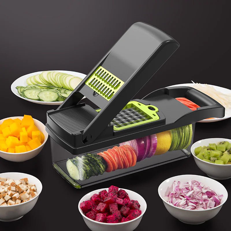Vegetable Noodle & Slicer 7 - in - 1 Multi - Blade Cutter - buyXall