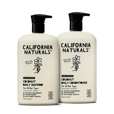 California Naturals Shampoo and Conditioner Scalp & Hair Care Bundle for Women and Men